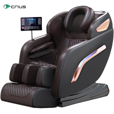 China Ningde Crius C8007-15 Home Office 4D Weightless Shiatsu Design Electric Cheap Luxury Body Massager Full Body Massage Chair for sale