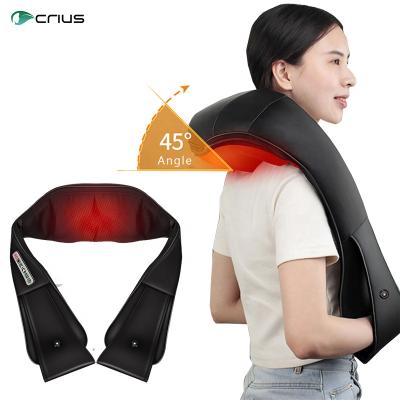 China Ningde Crius C-NSM2 Luxury Portable Smart Electric Car Massage Infrared Pillow Home Use Best Pain Relief Body And Shiatsu Therapy for sale