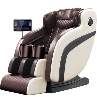 China NingdeCrius C8007- Q13 2021 Luxury 4D Philippines Weightlessness Office SL Track Shiatsu LCD Touch Screen Stretch Massage Chair for sale