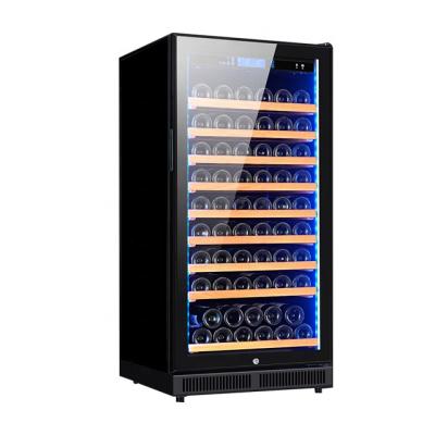 China Rv H80S Built-in or Freestanding 80 Bottle Wine Cabinets Constant Temperature Energy Efficient Quiet Fridge with Wine Cooler for sale