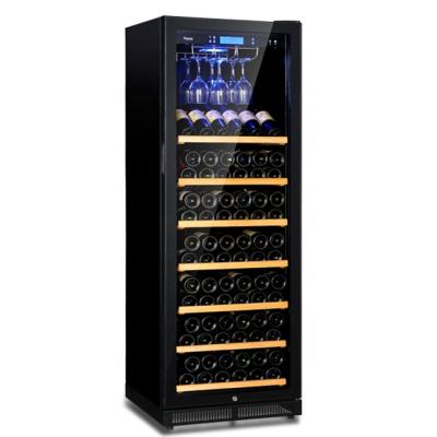 China Car 120 Bottle 24 Inch Workbench Ice Maker Or Wine Free Temp Wine Cooler Beer And Wine Fridge With Compressor Cooling System for sale