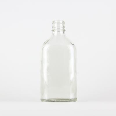 China Quality extra screw top grade 250ml beverage flint liquor glass sealing bottle with cap for sale