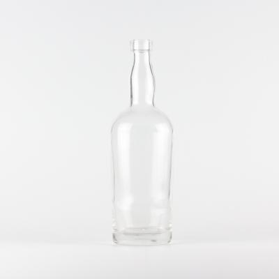 China Quality Extra Cork Top Grade Beverage 750ml Flint Liquor Glass Bottle Sealing Wholesale for sale