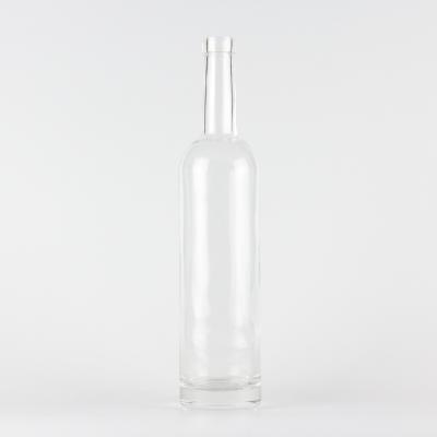 China 500ml Beverage Flint Extra Cork Liquor Glass Sealing Bottle With Liquor Bottle Tamper Caps for sale