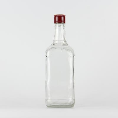 China Beverage Customize Shape Glass Empty 33cl Liquor Bottle for sale