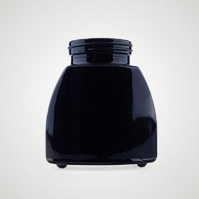 China High Quality BEVERAGE Black 420ml Glass Jar 42cl for sale