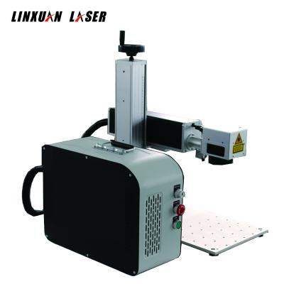 China High Speed ​​Laser Marking 20W 30W Ear Mark Fiber Laser Marking Machine Laser Machine For Engraving And Marking for sale