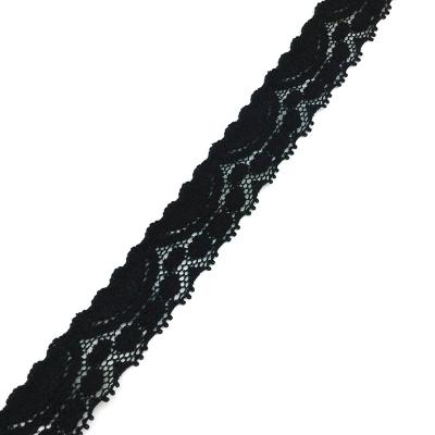 China Sustainable Factory Supplied Nylon Lingerie Stretch Lace Trims Made Of Spandex Fitted For Underwear And Pants for sale