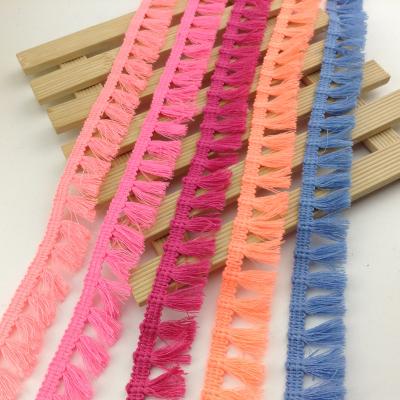 China 2020 Decorative Fitted Curtain Tassel Fringe Trims Fashion Wear Factory Directly for sale