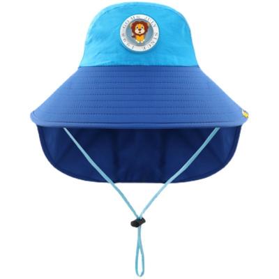 China Character Custom Wholesales High Quality Colorful Big Brim Adjustable Kids Kids Rubber Bucket Hat for sale