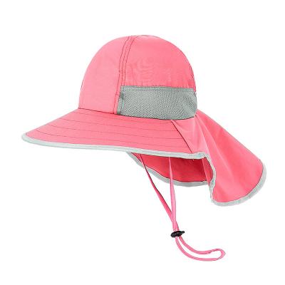 China Character Wholesales Customize Plain Or Print Kids UV Sun Protection Sun Hat Beach Bucket Hats for sale