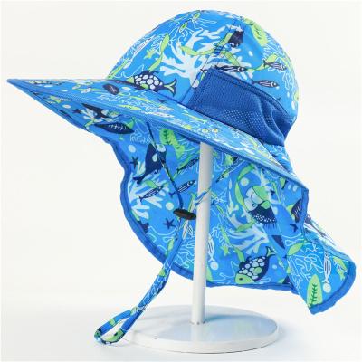 China Character Customize High Quality Unisex Full Sublimation Printing Kids Bucket Hats Adjustable Hats for sale