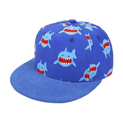 China Cute Character Kids Baby Print Flip Hat Outdoor Summer Snapback Hat for sale