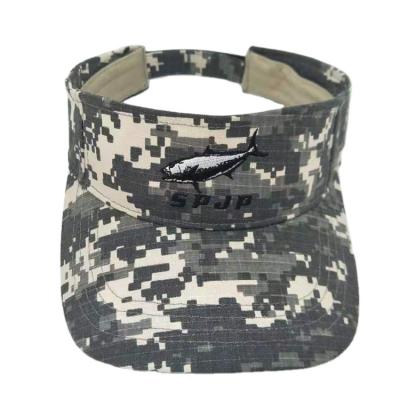 China 2021 Character Dongguan Factory Camouflage Cotton Cloth Golf Tennis Camouflage Shorts Sun Visor Hat for sale