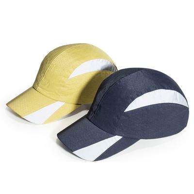 China New Sale Character Hot White Plain Multi Panels Waterproof And Reflective Yellow Tennis Cap Custom Brand Golf Sports Caps Hats for sale