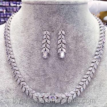 China High Quality ALLOY New Style Wedding Zircon Jewelry Set for sale