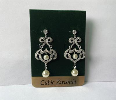 China Luxury Bridal Pearl Wedding CLASSIC Style With Zircon Earring for sale