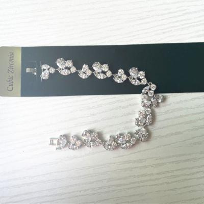 China CLASSIC Wedding Style Zircon Bridal Bracelets for sale