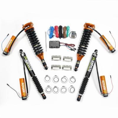 China electric-adjustable shock absorber suspension nitrogen lift kit compression and rebound for L200 LAND CRUISER 80 for sale