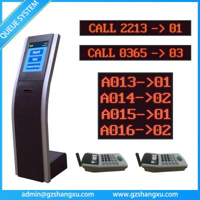 China 17 inch High Quality Bank Wireless Queue Management System with Best Software for sale