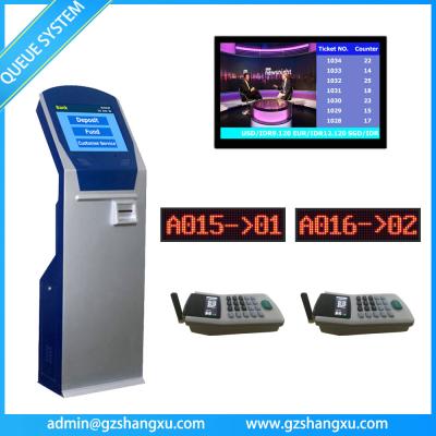 China Bank/Hospital/Embassy/Telecom and etc Customer Service Counter LCD Display Queuing System for sale