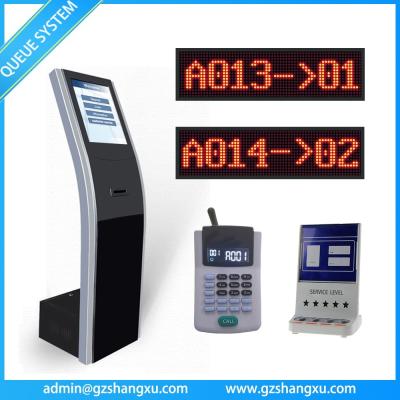 China Bank Service Counter LED Token Number q system,Queuing Display Management System for sale