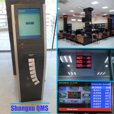 China Hospital customer queue token number Information Display and Ticket Calling system,customer flow queue management system for sale