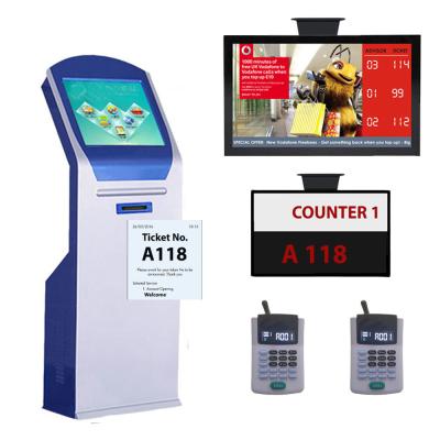 China Quality Bank Touch Screen Queuing Management System with LCD Counter Display for sale