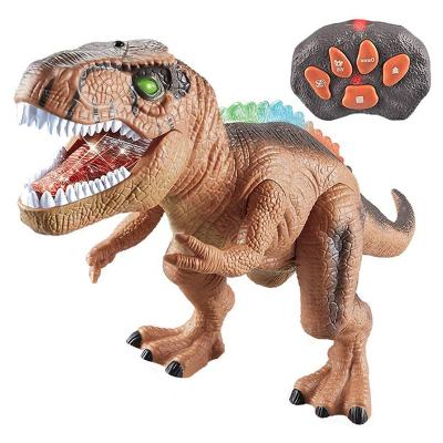 China With 1 Green Light Juguetes De 2022 New Hot Plastic Remote Control Animal Light Simulation Voice RC Dinosaur Electric Walking Toys for sale