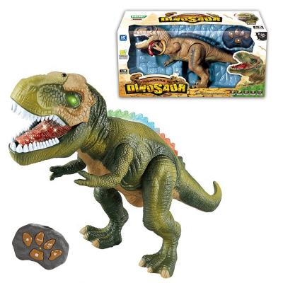 China With 1 Green Light Battle Dinosaur Toy With Sound Ninos Rc Toy Dinosaur Electric Walking Dancing Green Light Juguetes Para for sale