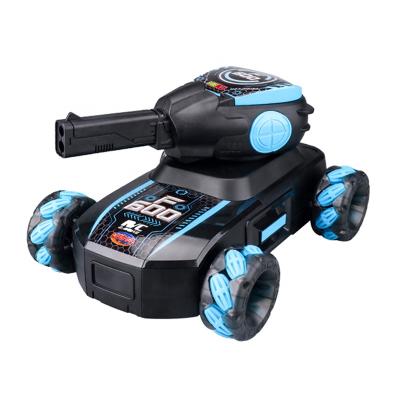 China 2.4G Rc Game Water Bomb Stunt Car Off Road Rc Car Electric Working Remote Control Water Bomb Tank With Colorful Hollow Wheel for sale