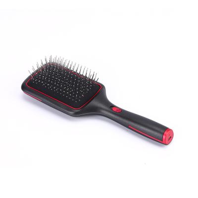 China Custom Car Logo Hair Brush Small Moq Bling Hair Palette Brush for sale