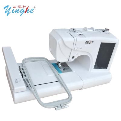 China Home Use YINGHE Home Use Computerized Household Small Home Embroidery Machine Sewing Quipment for sale