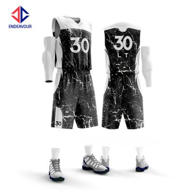 China High Quality Custom Printed Antibacterial Basketball Tank Tops Basketball Tank Top for sale