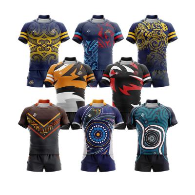 China Hot Sale Factory Direct Sale Antibacterial Sublimation Rugby Wear for sale