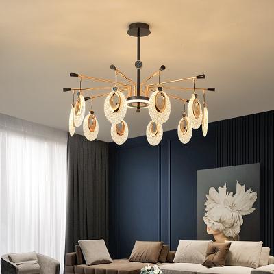 China Modern Nordic Minimalist Light Luxury Home European Fancy Restaurant Chandelier LED Lighting Fixture High Quality Ceiling Lamp Bedroom Modern for sale