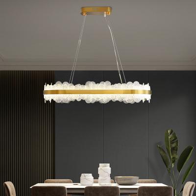 China Minimalist Post Modern K9 Crystal Chandelier Simple Creative Living Room for Modern Minimalist Light Pendant Style Around Home Lighting for sale