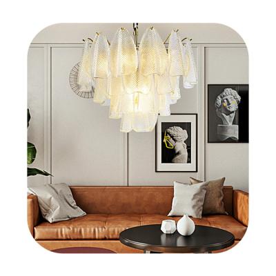 China Light Modern Italian Chandelier Fancy Clear Glass Crystal Luxury Modern Pendant Lighting Classic Decorative Dining Room Hotel for sale