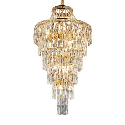 China Modern professional manufacture cheap lighting guzhen factory modern chandelier crystal ceiling luxury hanging pendant lamp for hotel for sale