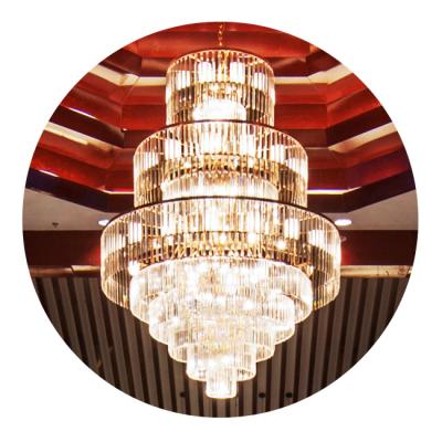 China Large Modern Customizable Center Glass Bird Shape Hotel Lobby Project Bright Chandelier Light for sale