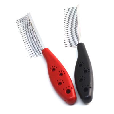 China Viable Pet Grooming Brush Needle Comb Pet Hair Removal Comb Rake Hair Shedding Flea for Dogs and Cats for sale