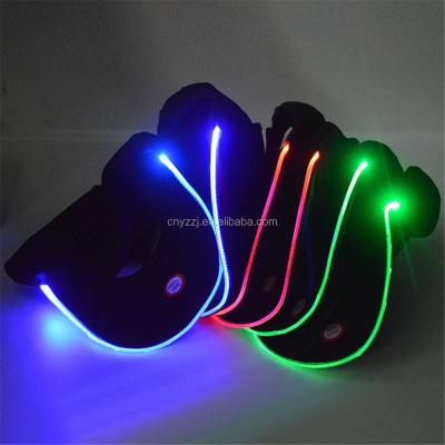 China LED Hat Light Up COMMON Ultra Bright Battery Operated Unisex Baseball Cap Easily To Adjust Fits Man Women for sale