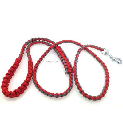 China High Quality Custom Made DETACHED Portable Paracord Hunting Rope Dog Leash For Walking for sale