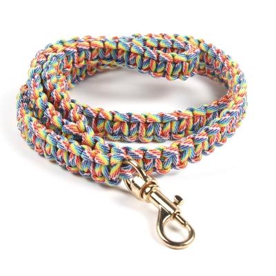 China Best Double Layer Rope Paracord Dog Climbing Selling Handmade Cycling Climbing Leash for sale