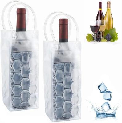 China Fashion Ice Wine Chiller Cooler Refrigerator Fridge Bottle Chiller Cooler bag for Red White Champagne or Sparkling for sale