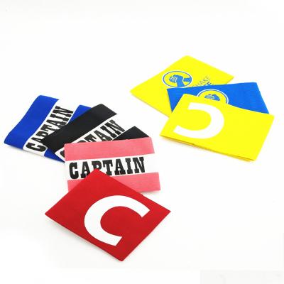 China Wholesale Customized High Quality Elastic Reusable Wristbands Poly Captains Armband Adults for sale