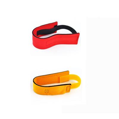 China Neoprene Ankle Band Timing Neoprene + Hook And Loop Triathlon Running Timing Chip Straps For Marathon for sale