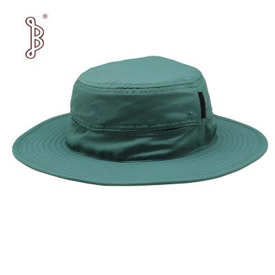 China Custom Plain Black 100% Polyester Vintage Sun Fishing Character Hat for sale