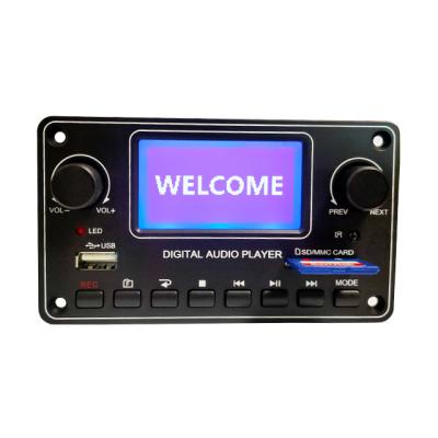 China The radio aux. TDM004c 12v USB Large LCD Display BT FM SD Card Works Mp3 Module With Large LCD Display for sale