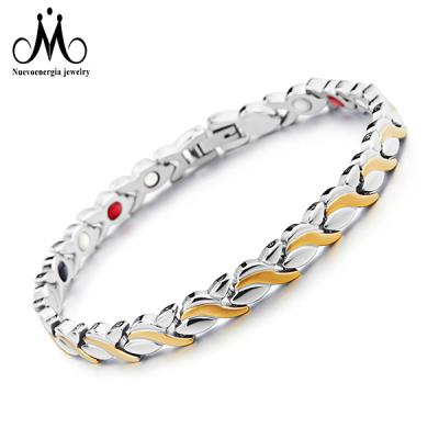 China Cute TherapyEnergy Healing Bracelet Stainless Steel Bangle Charm High Polished Design for sale